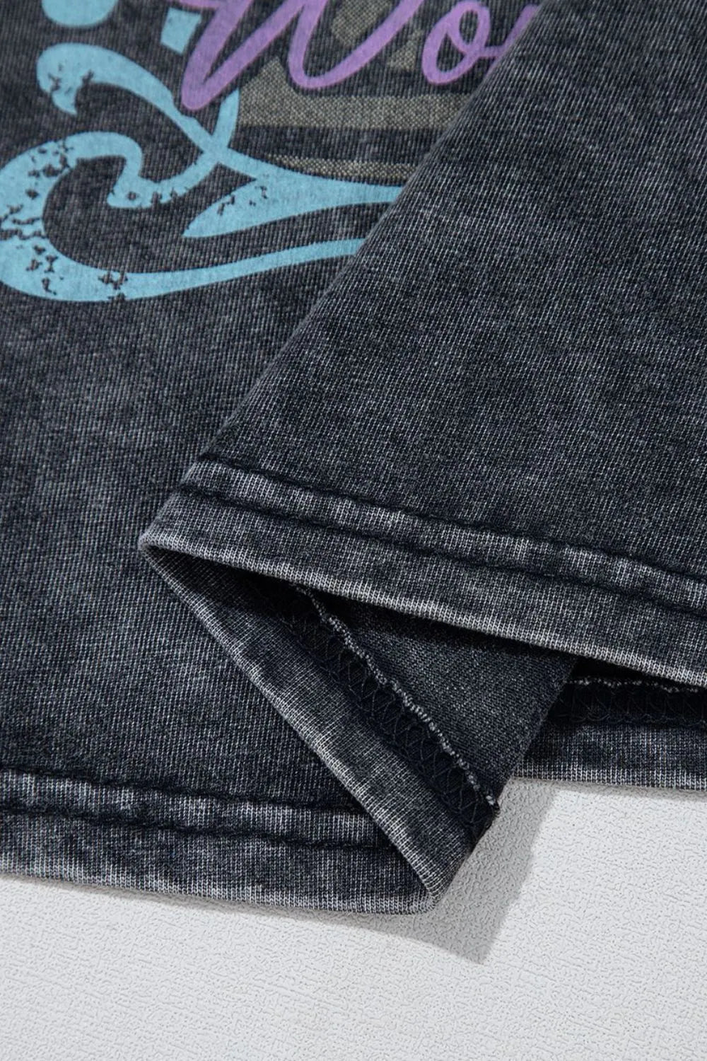 Graphic Mineral Washed Vintage Tee DAME BOHEME