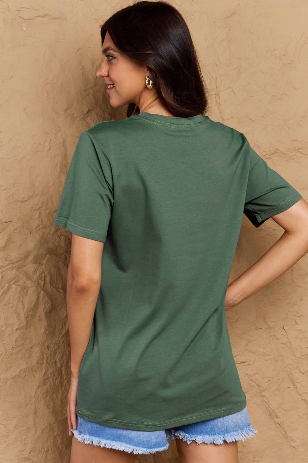 Simply Love Full Size FIND INNER PEACE Graphic Cotton T-Shirt DAME BOHEME