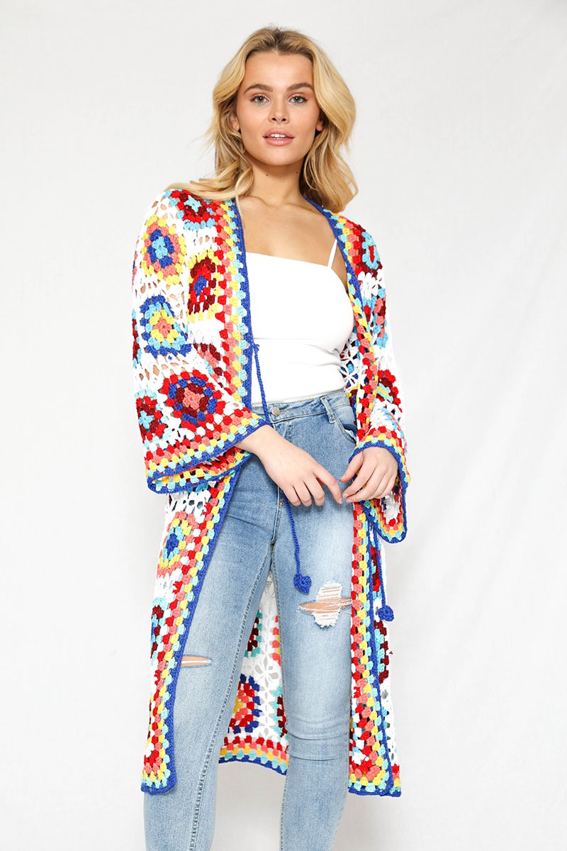 Tiled crochet cover up DAME BOHEME