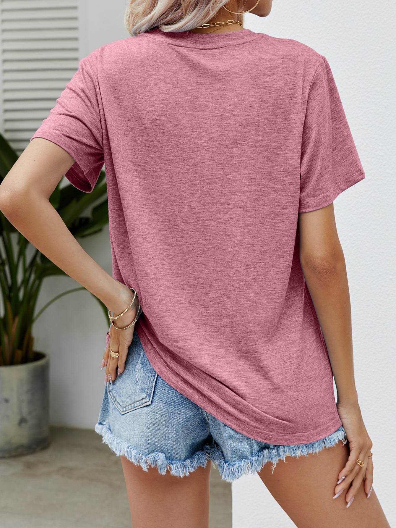 US Flag Flower Graphic Tee DAME BOHEME