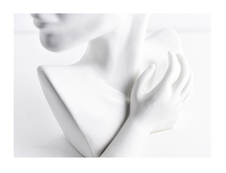Modern Nordic Style Creative Portrait Vase Human Head Flower Vases Decorative Ornaments Resin Home Flowers Art Decor DAME BOHEME