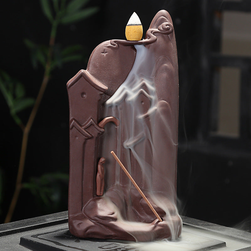 Zisha Ceramic Incense Burner, Dragon DAME BOHEME