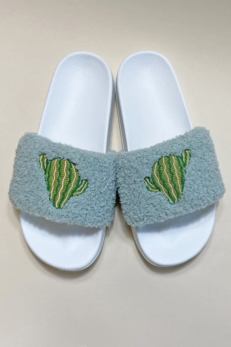 Novelty Sherpa Slides DAME BOHEME