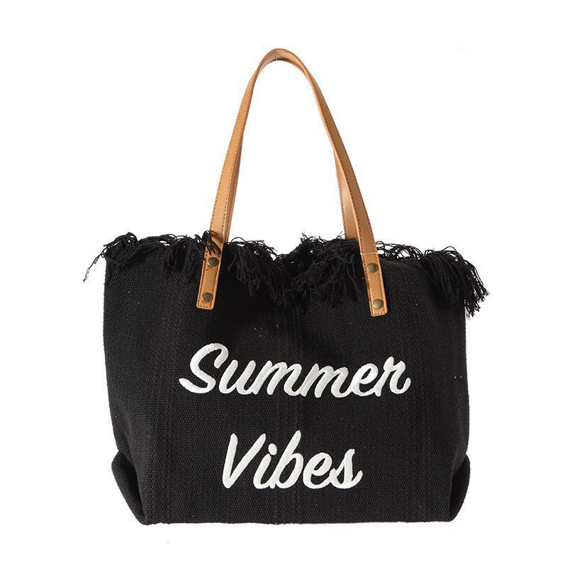 Summer Vibes Tote Handbag Purse Beach Totes Dani & Em