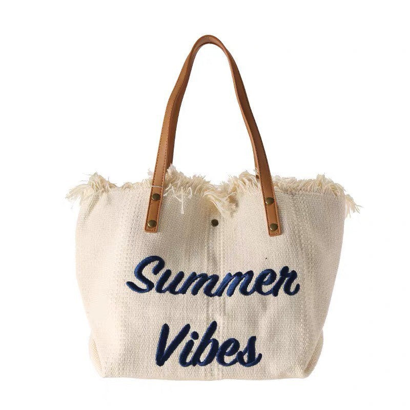 Summer Vibes Tote Handbag Purse Beach Totes Dani & Em