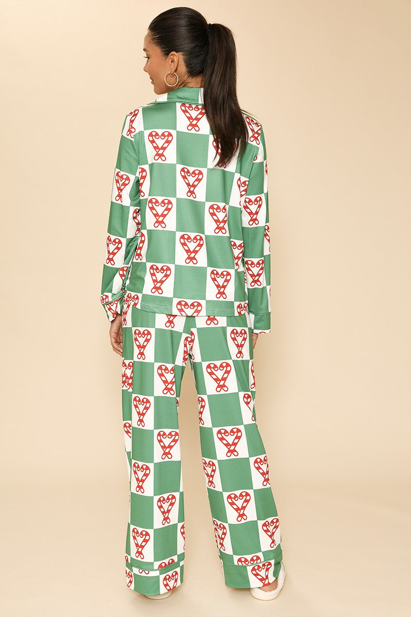 Holiday Christmas pajama set DAME BOHEME