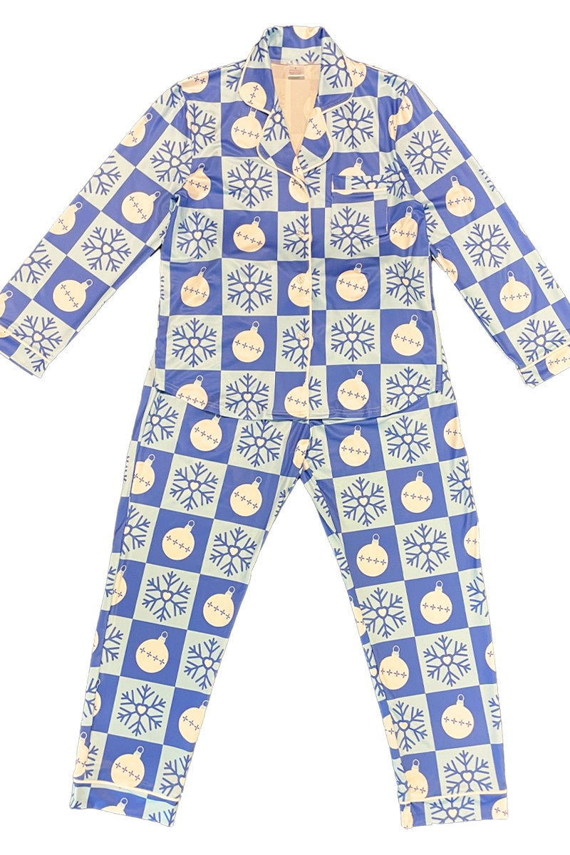 Holiday Christmas pajama set DAME BOHEME