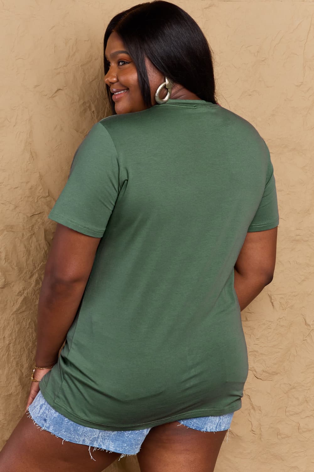Simply Love Full Size FIND INNER PEACE Graphic Cotton T-Shirt DAME BOHEME