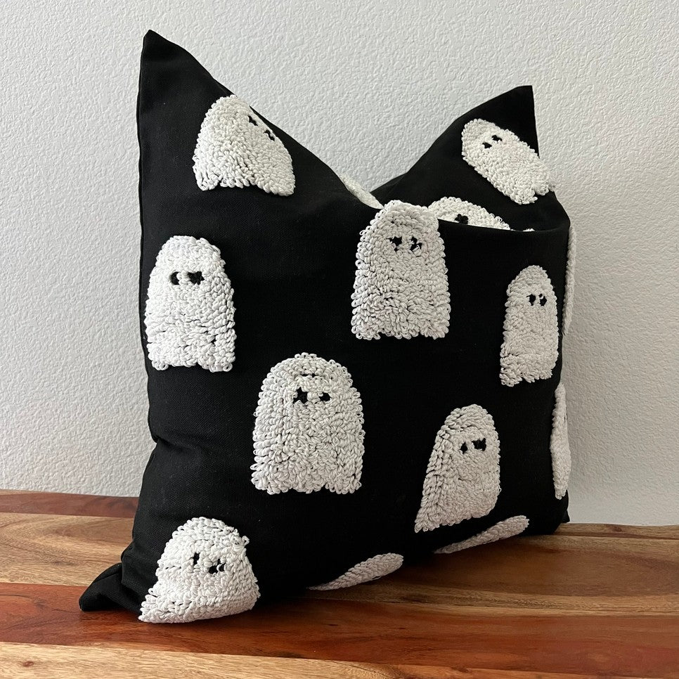Halloween Throw Pillow Covers - Bats, Ghosts DAME BOHEME