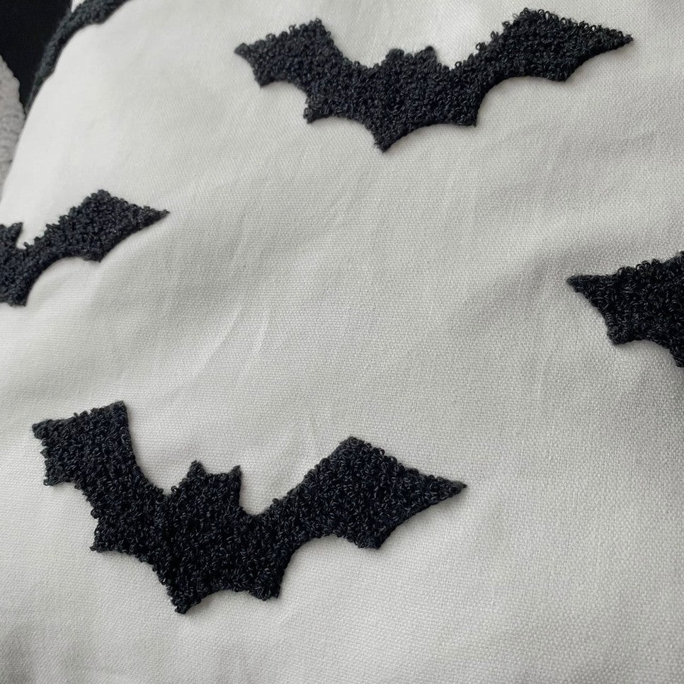 Halloween Throw Pillow Covers - Bats, Ghosts DAME BOHEME