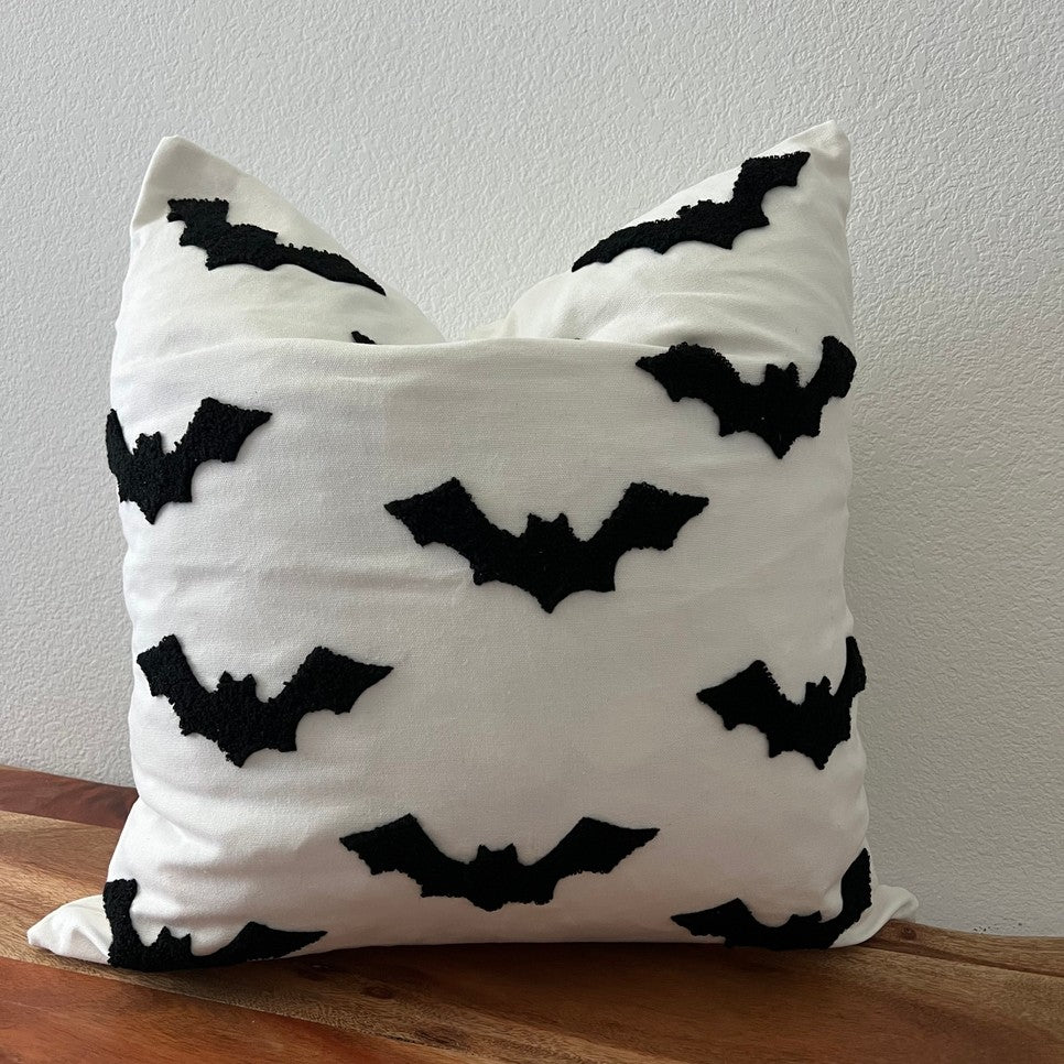 Halloween Throw Pillow Covers - Bats, Ghosts DAME BOHEME