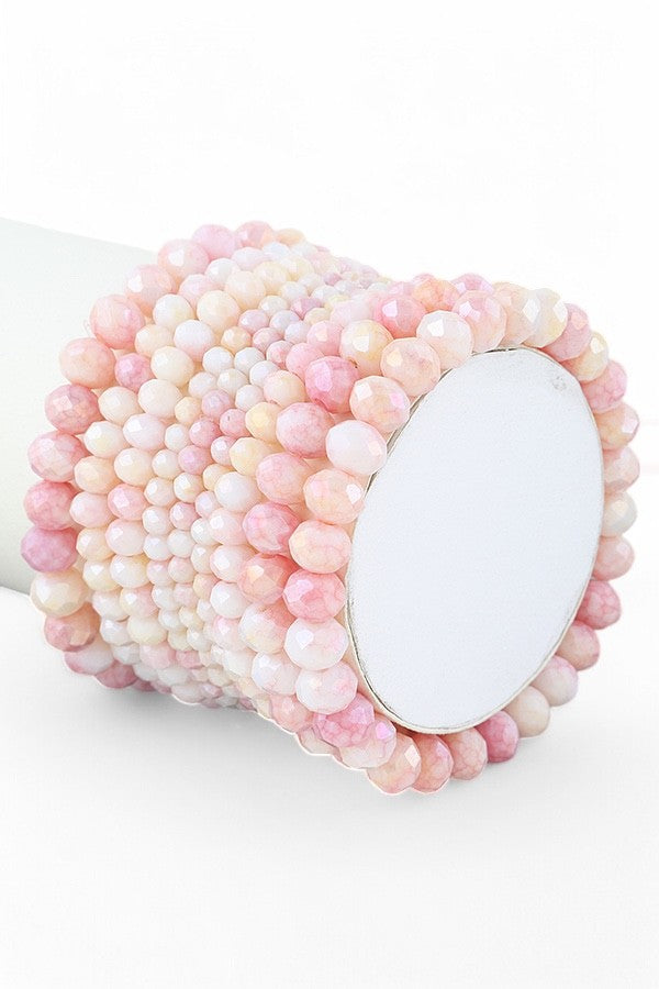 Mix Shades Layered Stretch Bracelet Set LA Jewelry Plaza