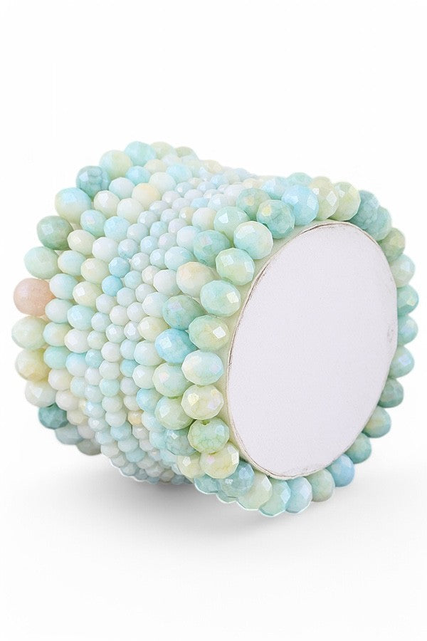 Mix Shades Layered Stretch Bracelet Set LA Jewelry Plaza