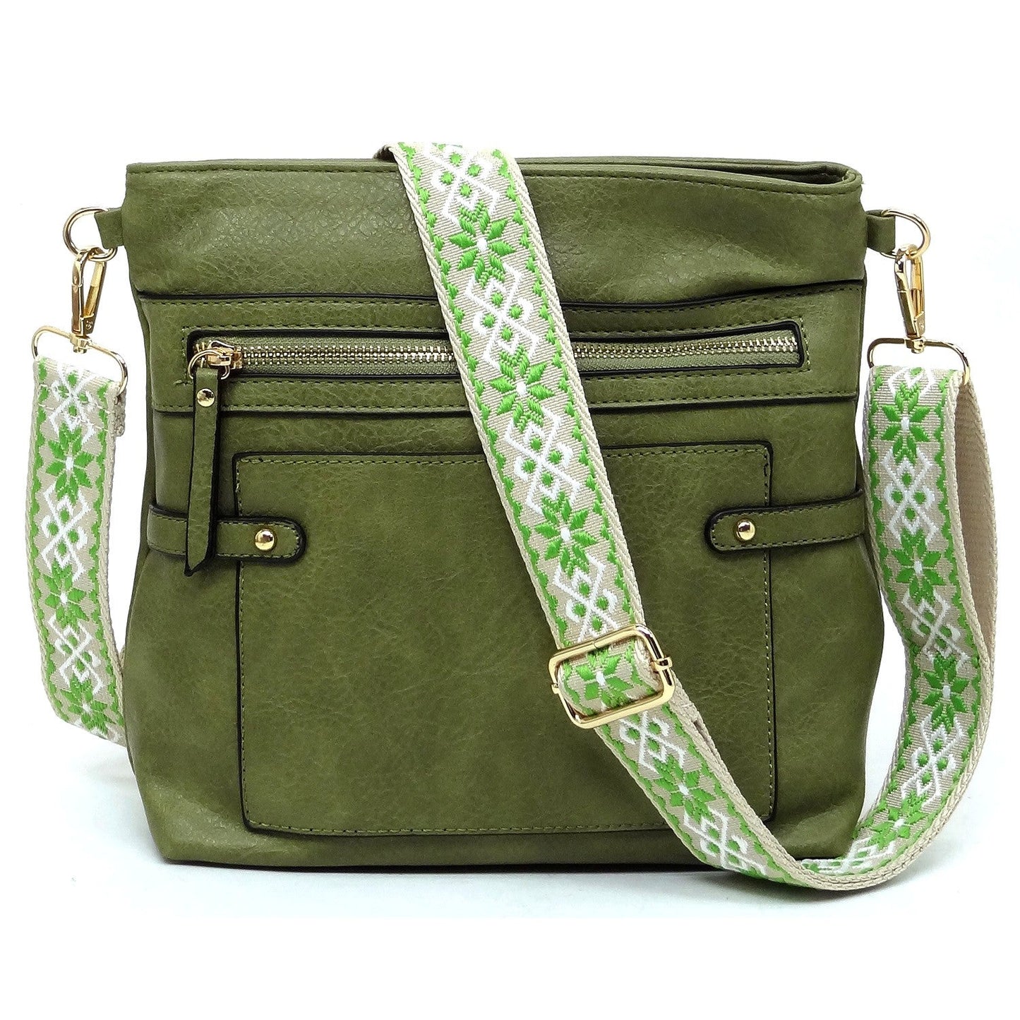 Guitar Strap Faux Leather Crossbody Bag Fashion World