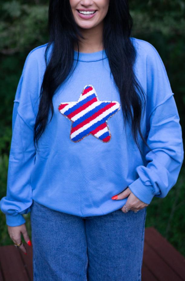 Tru Sequin Star Sweatshirt DAME BOHEME