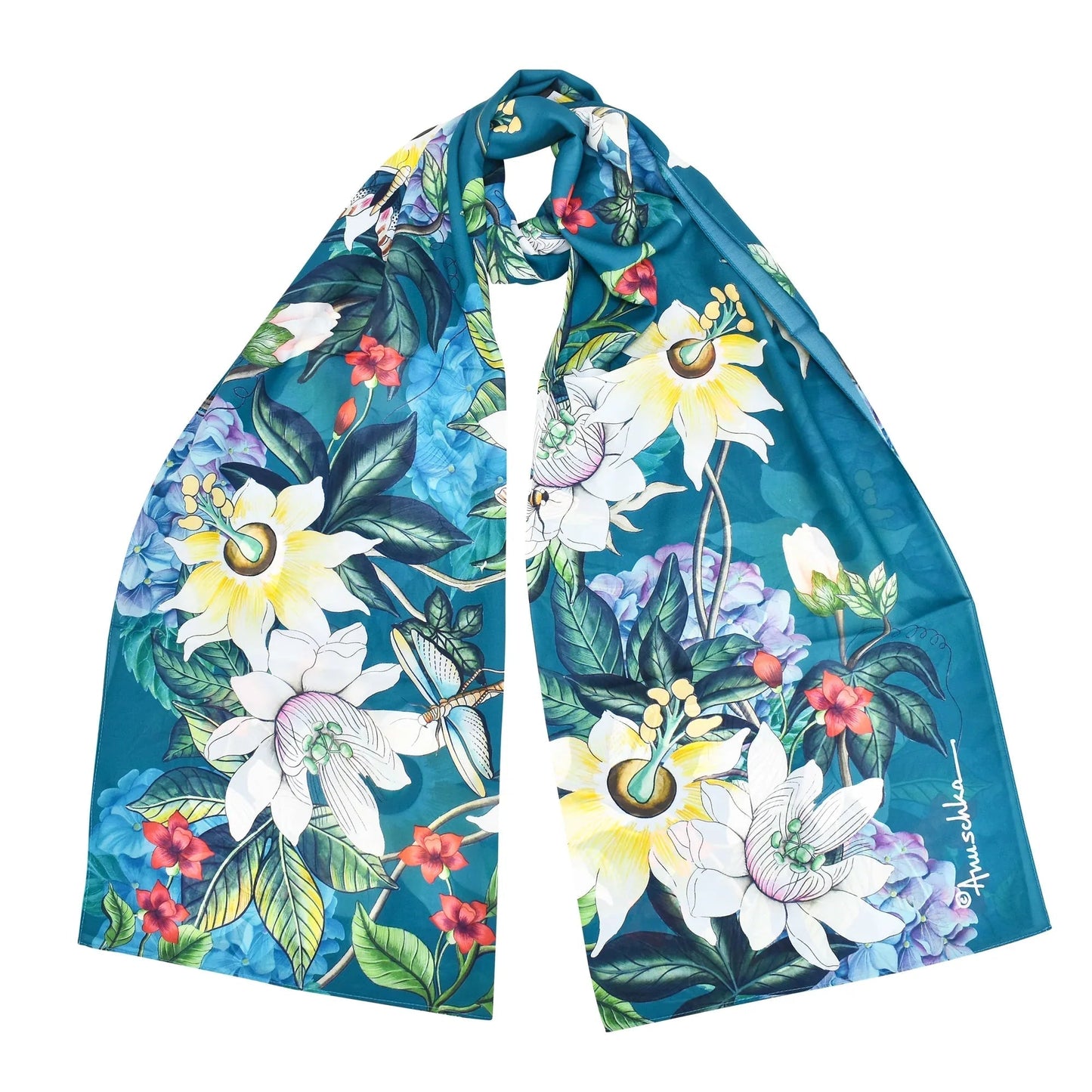 Royal Garden Printed Chiffon Scarf - 3300 DAME BOHEME