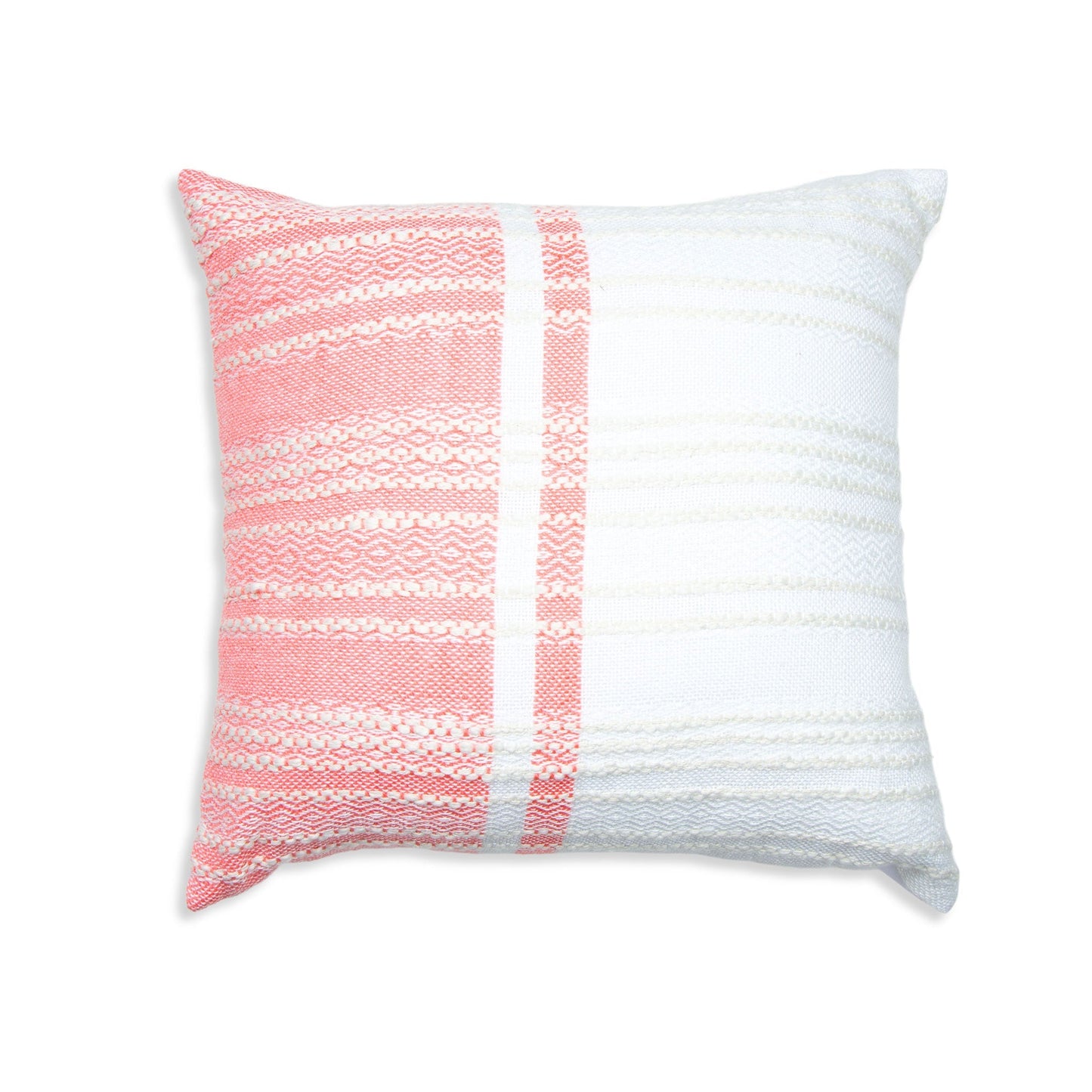 Genevieve 18X18" Handwoven Striped In/Outdoor Throw Pillow DAME BOHEME