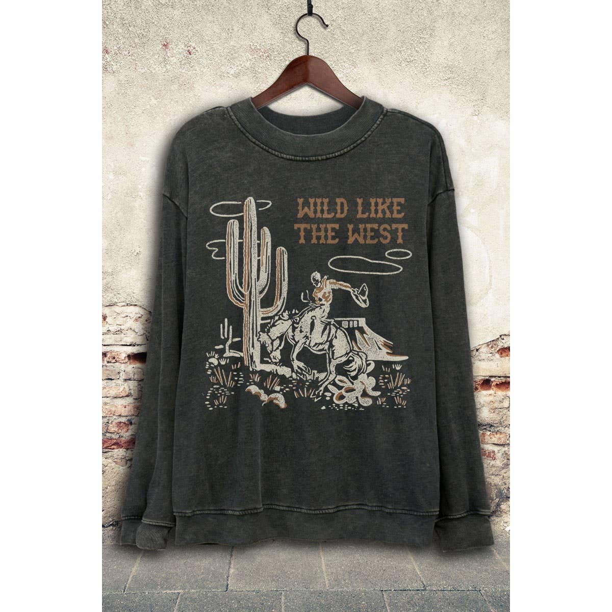 WILD LIKE THE WEST Mineral Graphic Sweatshirt DAME BOHEME