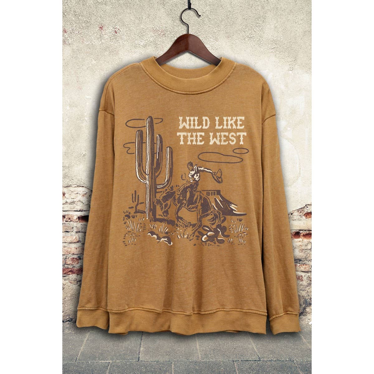 WILD LIKE THE WEST Mineral Graphic Sweatshirt DAME BOHEME