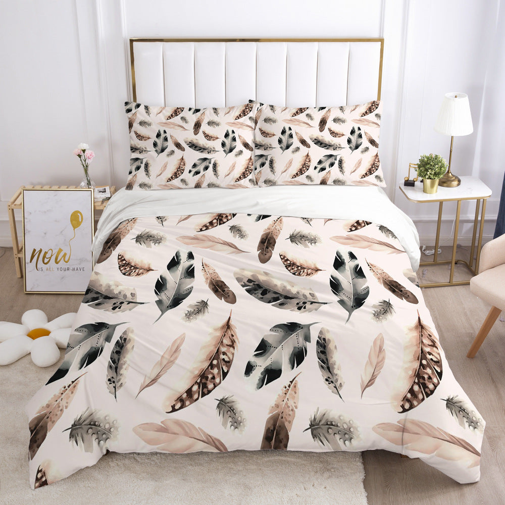3D Digital Bedding Duvet Cover SetĀ DAME BOHEME
