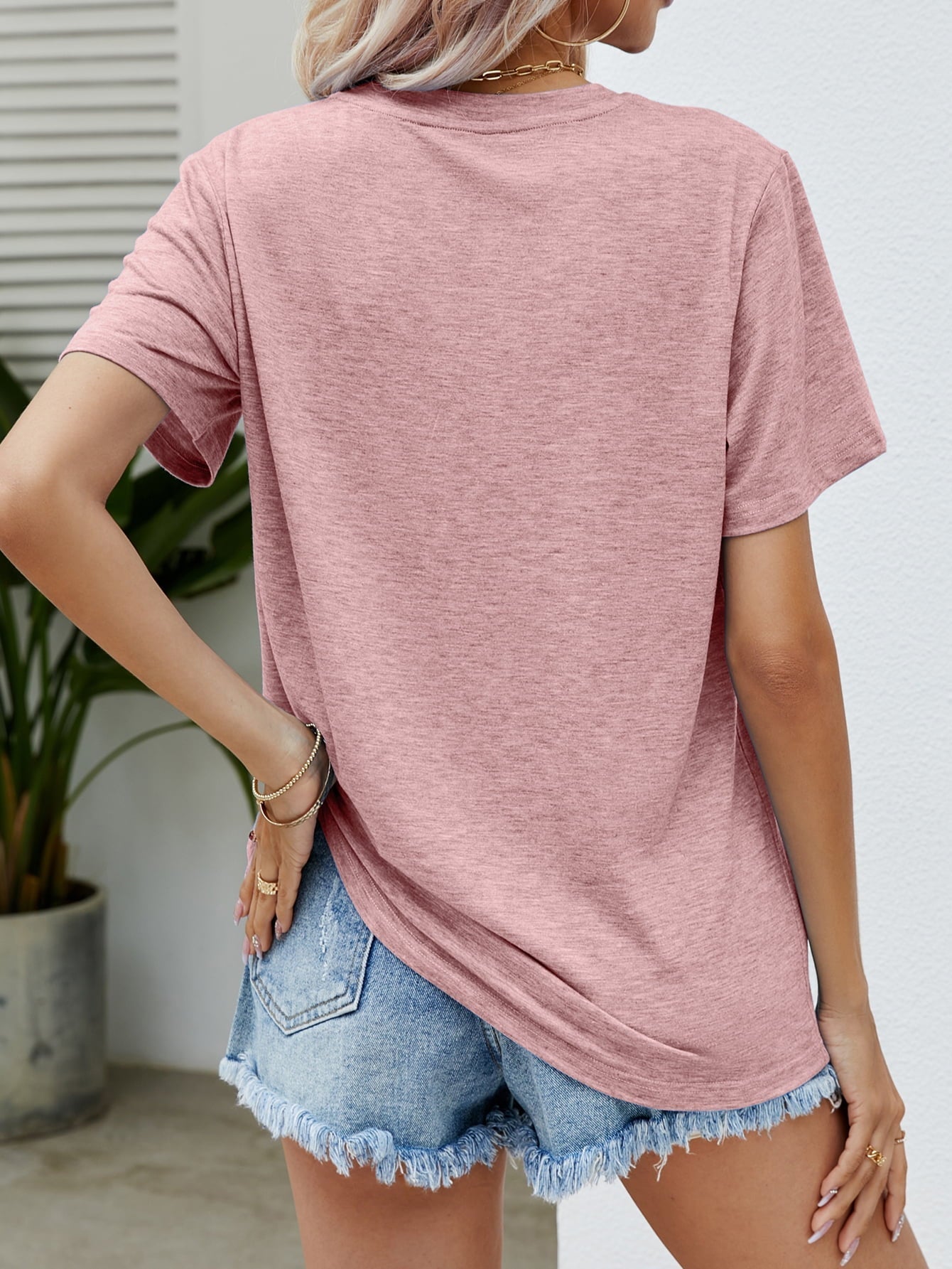 US Flag Flower Graphic Tee DAME BOHEME