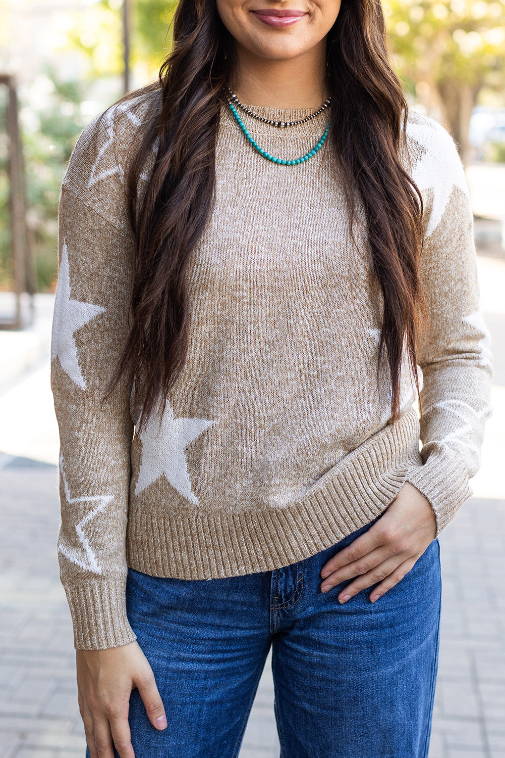 Alani Star Pattern Sweater DAME BOHEME