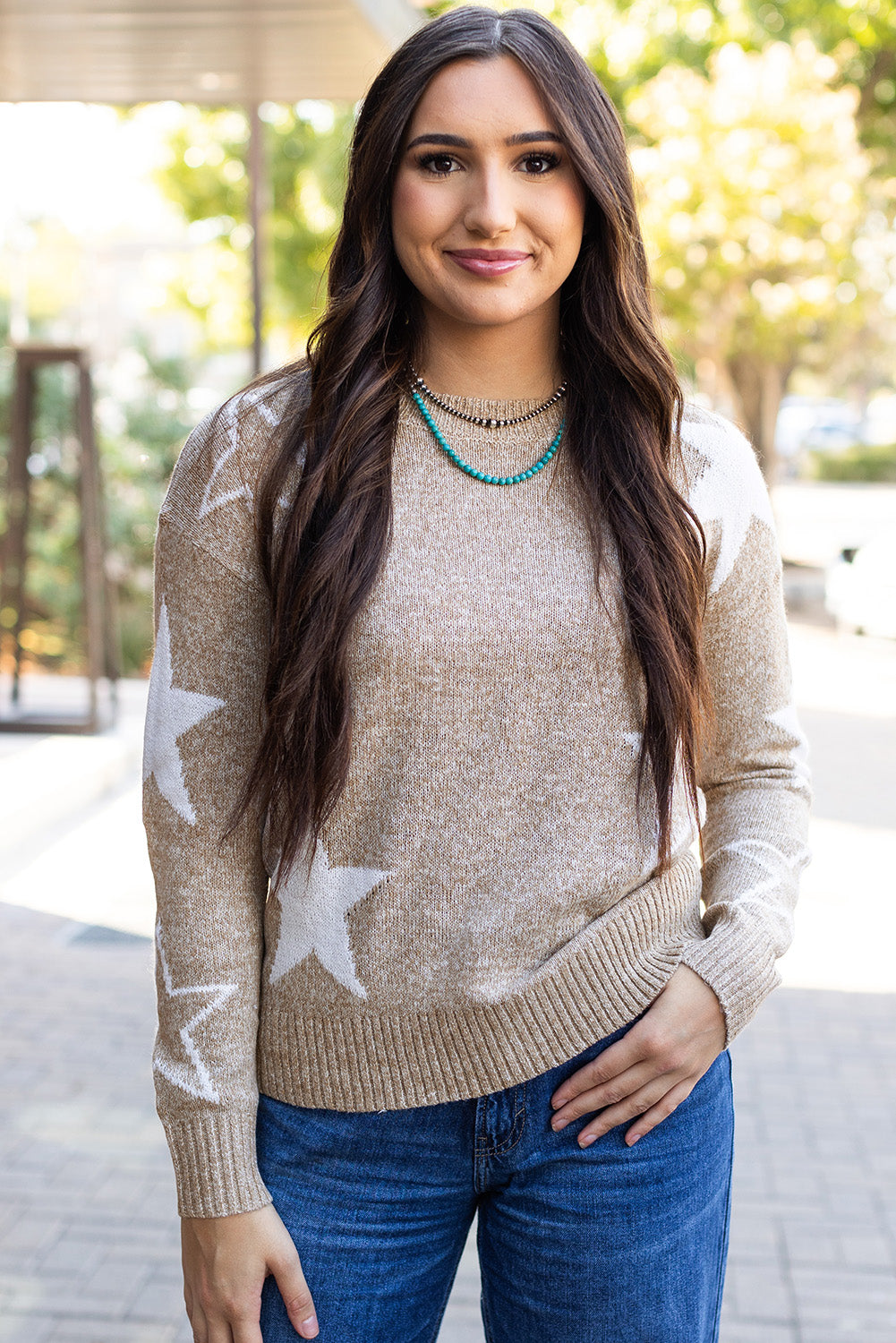 Alani Star Pattern Sweater DAME BOHEME