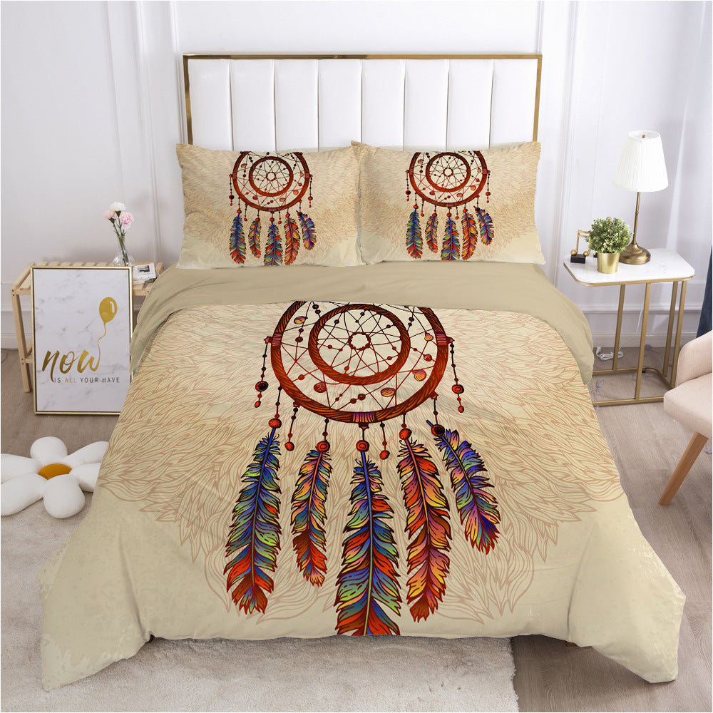 3D Digital Bedding Duvet Cover SetĀ DAME BOHEME