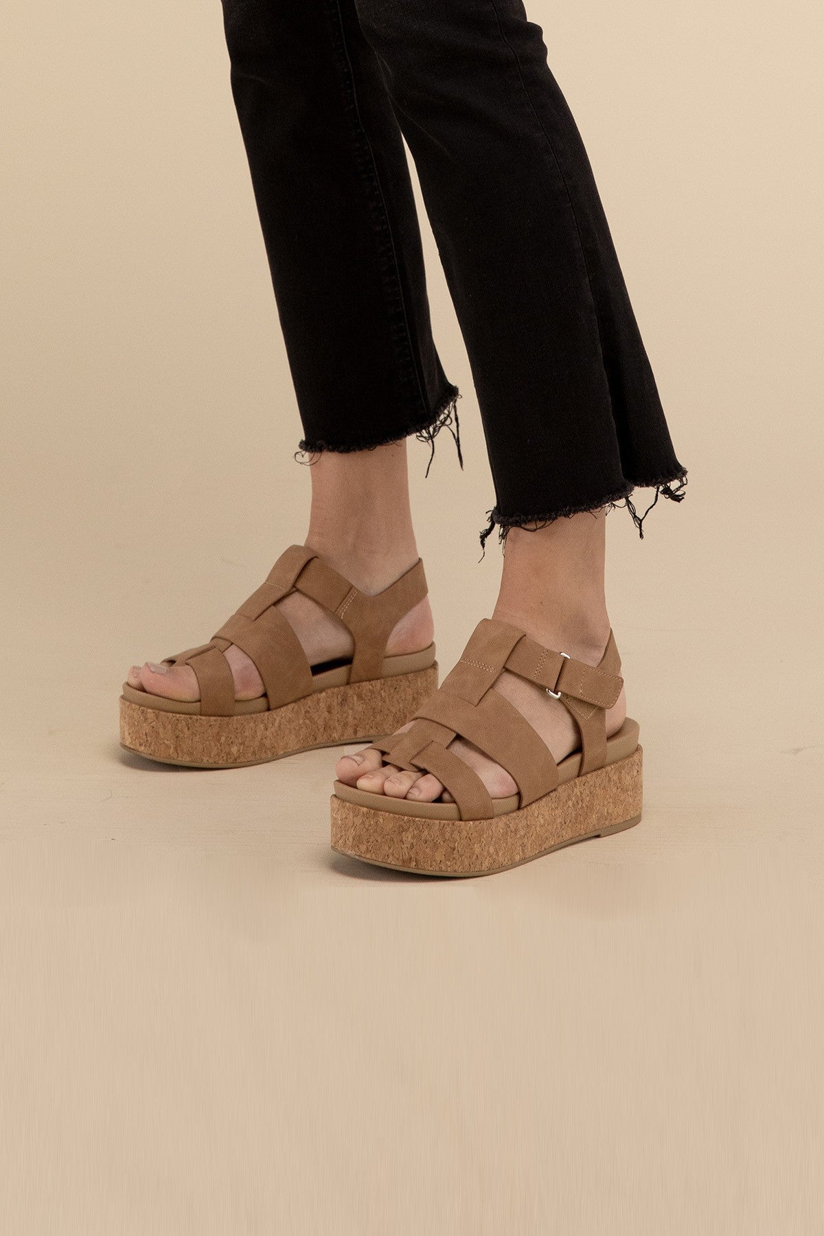 AMENDA-S Platform Sandal Wedge Fortune Dynamic
