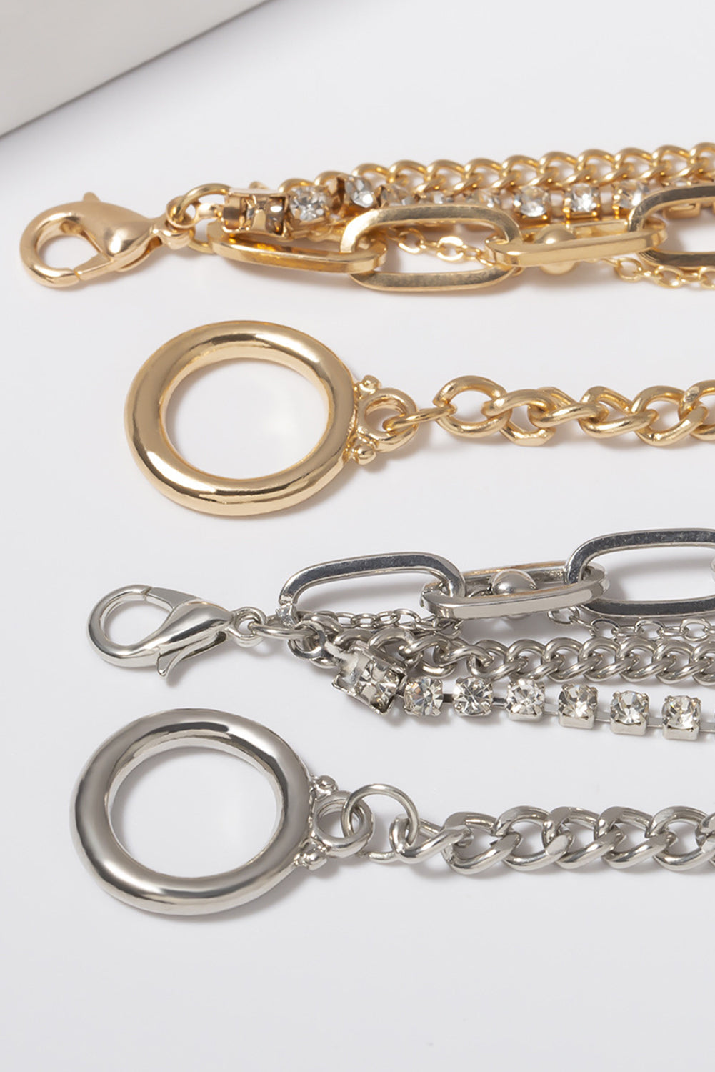 5pcs Layered Chain Collarbone Necklaces Set DAME BOHEME