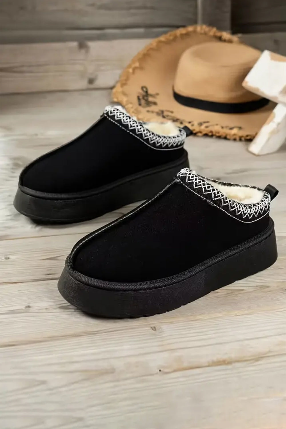 Jade Suede Plush Lined Snow Boots DAME BOHEME