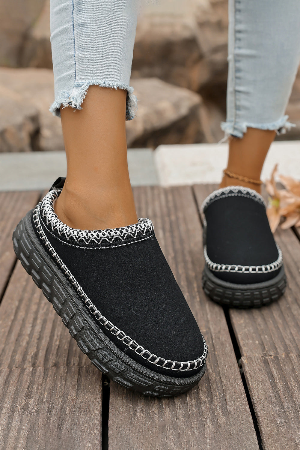 Millie Plush Winter Clog Slippers DAME BOHEME