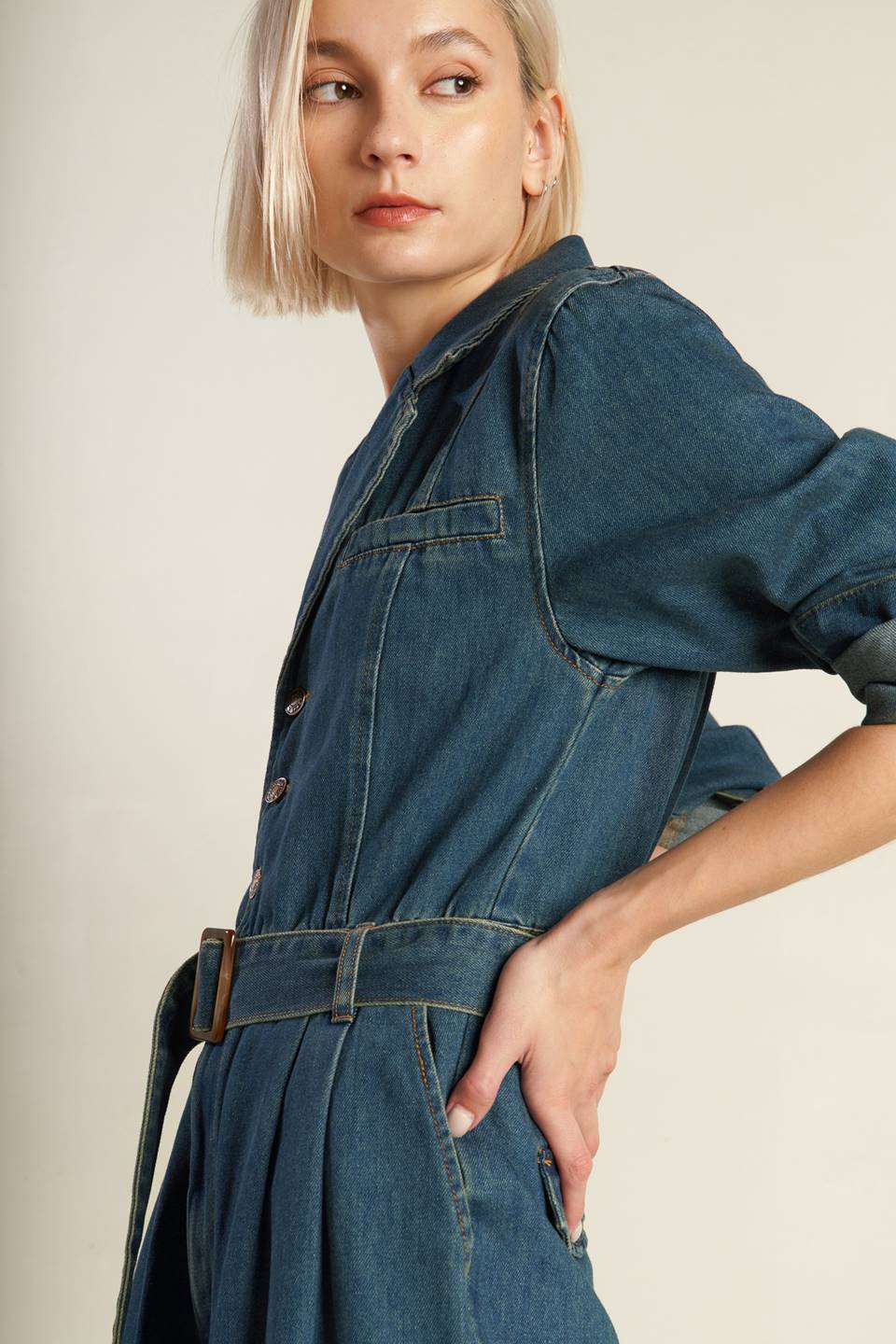 IN THE DETAILS DENIM JUMPSUIT DAME BOHEME
