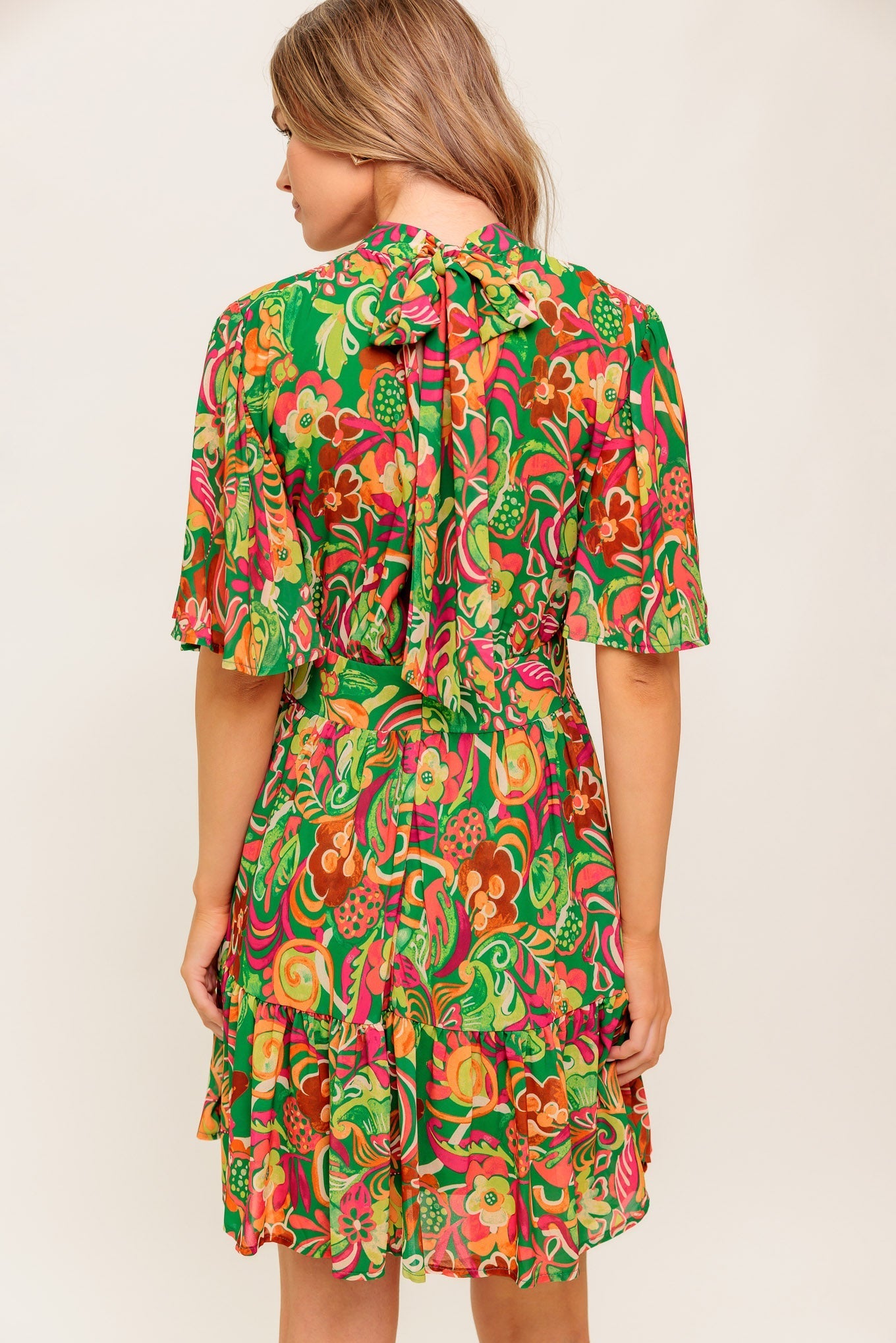 CLEAN AESTHETIC WOVEN MINI DRESS DAME BOHEME