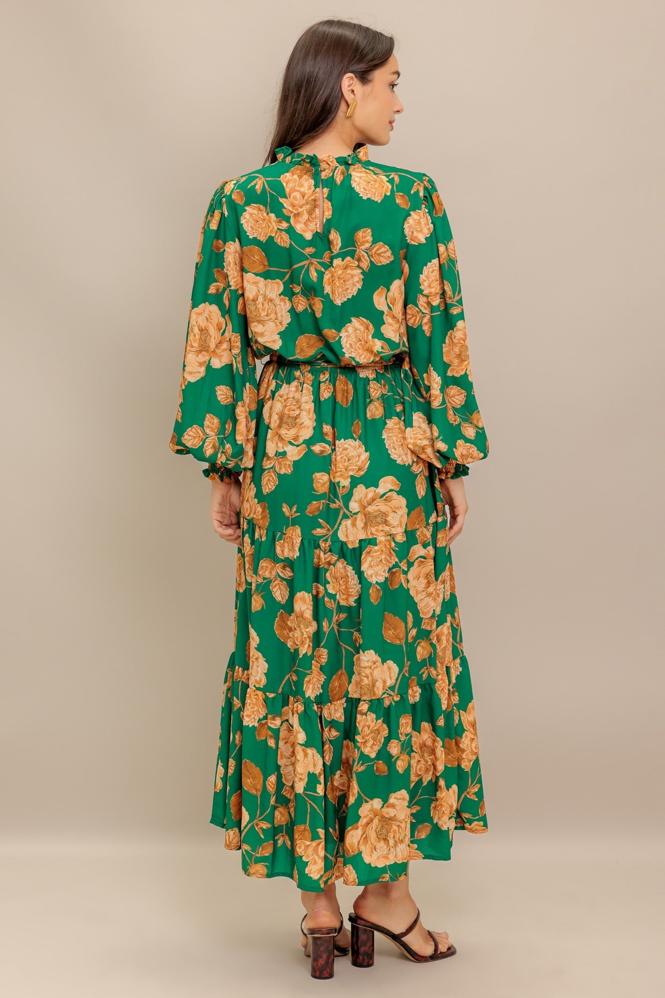 SONGS ABOUT YOU WOVEN MIDI DRESS DAME BOHEME