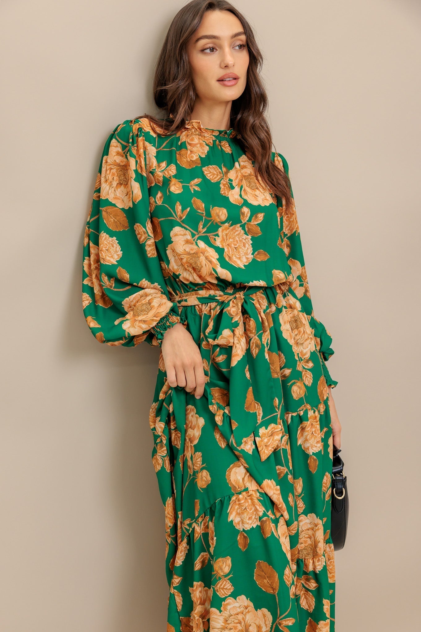 SONGS ABOUT YOU WOVEN MIDI DRESS DAME BOHEME