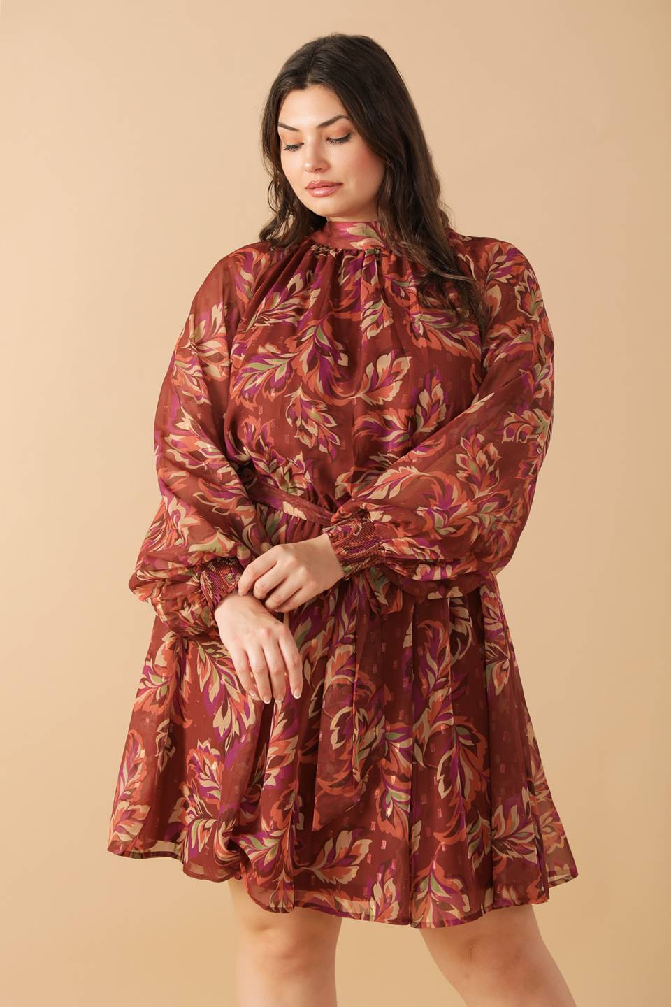 ARTISTIC ESSENCE WOVEN MINI DRESS DAME BOHEME