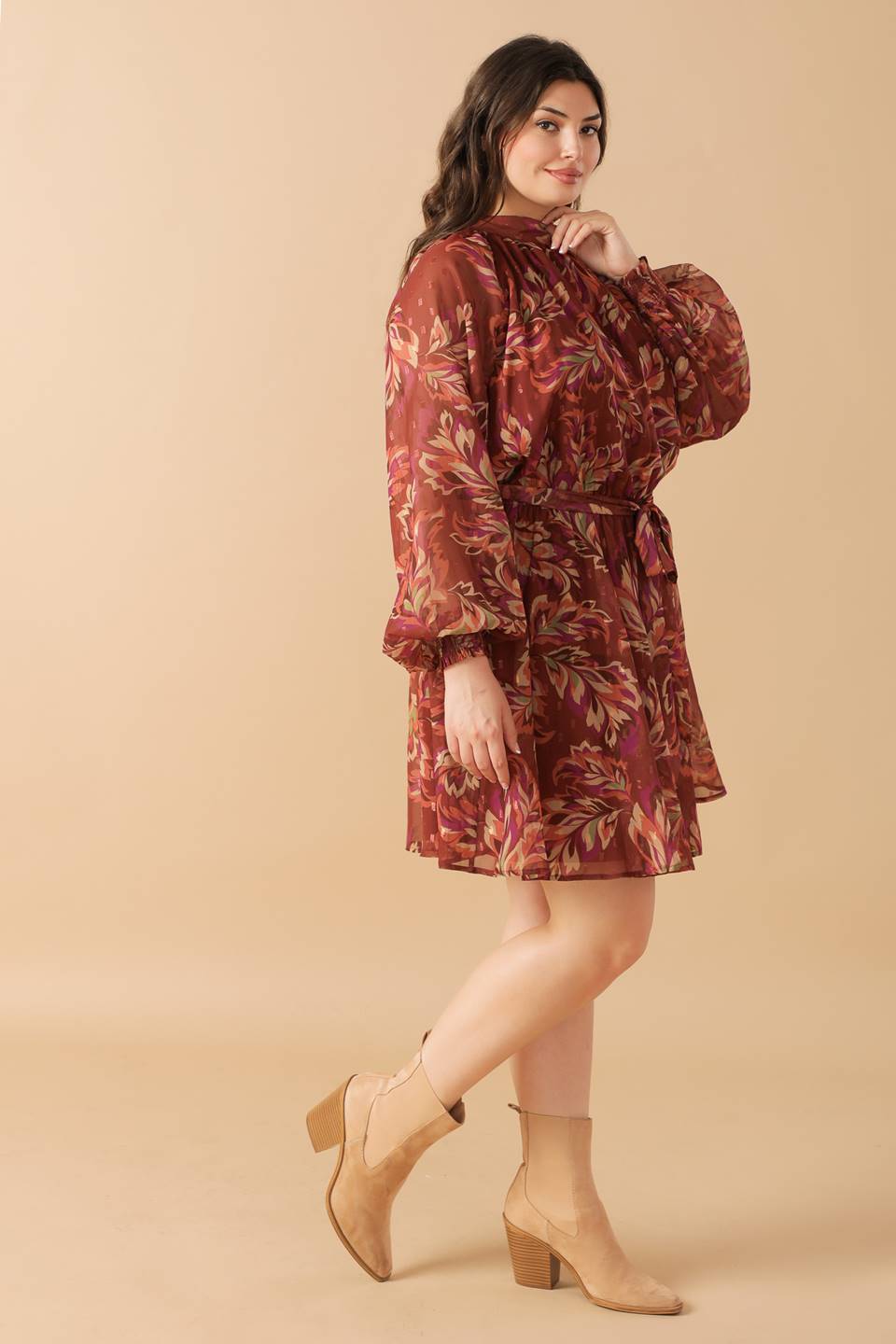 ARTISTIC ESSENCE WOVEN MINI DRESS DAME BOHEME