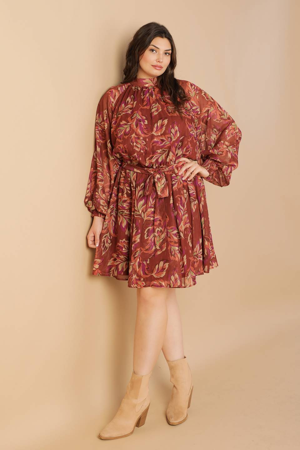 ARTISTIC ESSENCE WOVEN MINI DRESS DAME BOHEME
