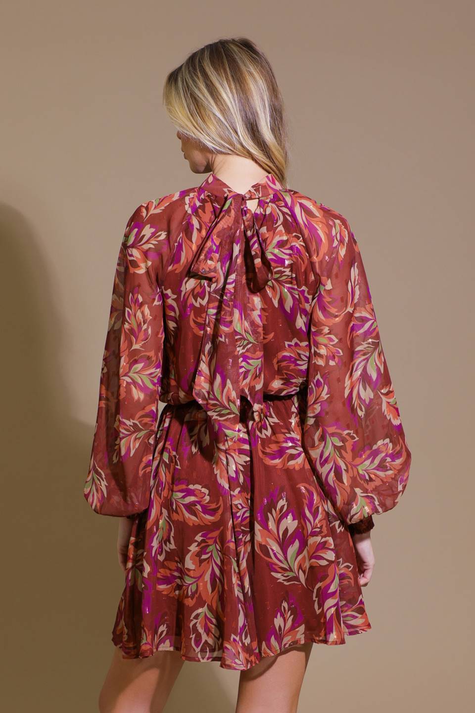 ARTISTIC ESSENCE WOVEN MINI DRESS DAME BOHEME