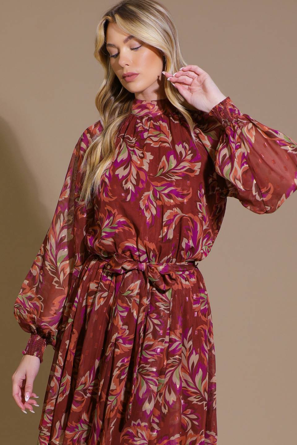 ARTISTIC ESSENCE WOVEN MINI DRESS DAME BOHEME