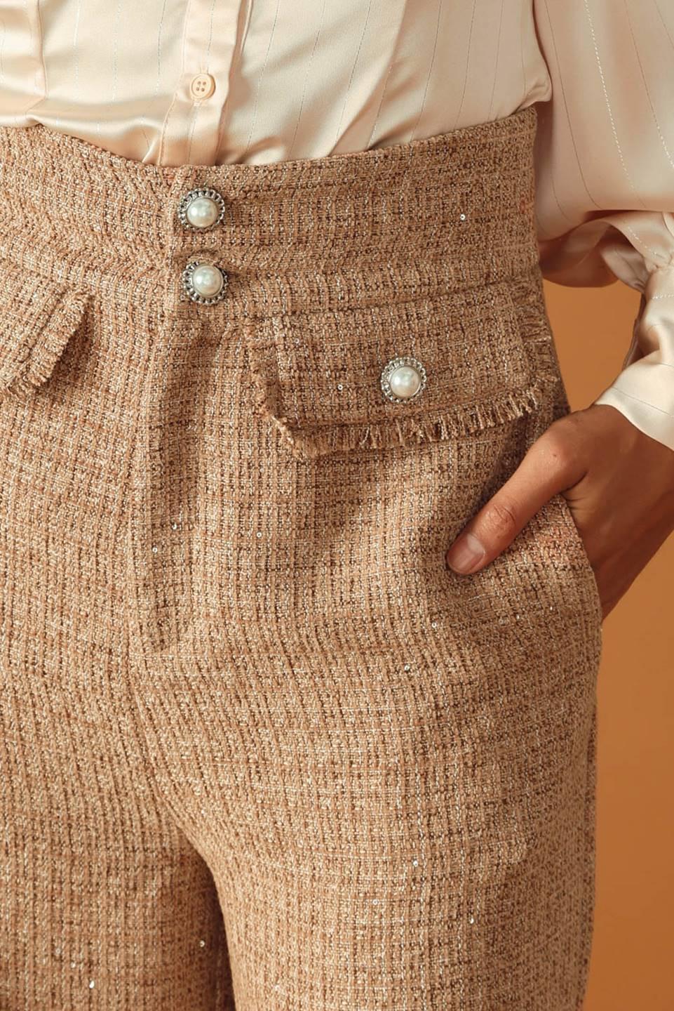 THREADS OF DESTINY TWEED PANTS DAME BOHEME