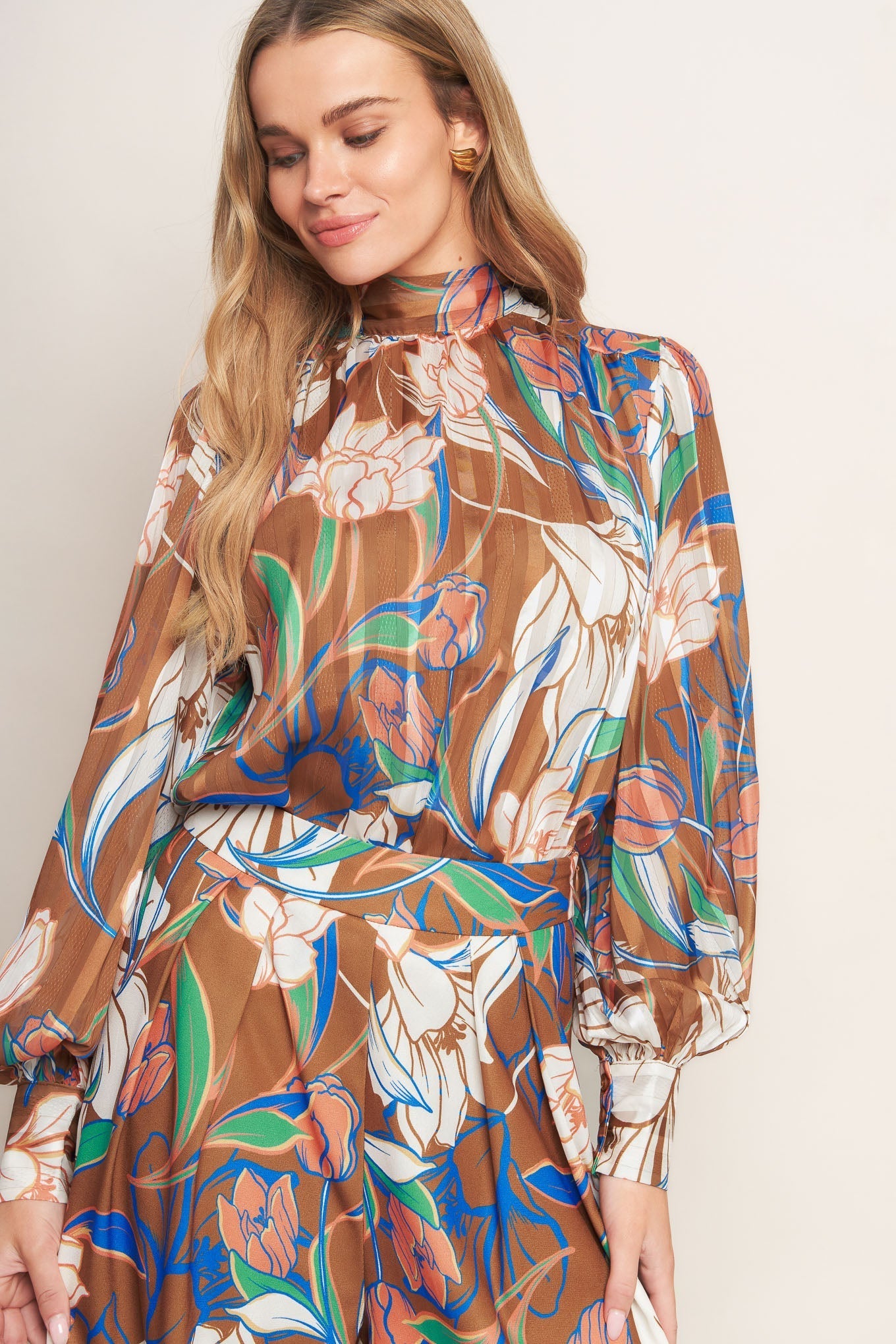 FOREVER BE WOVEN TOP DAME BOHEME