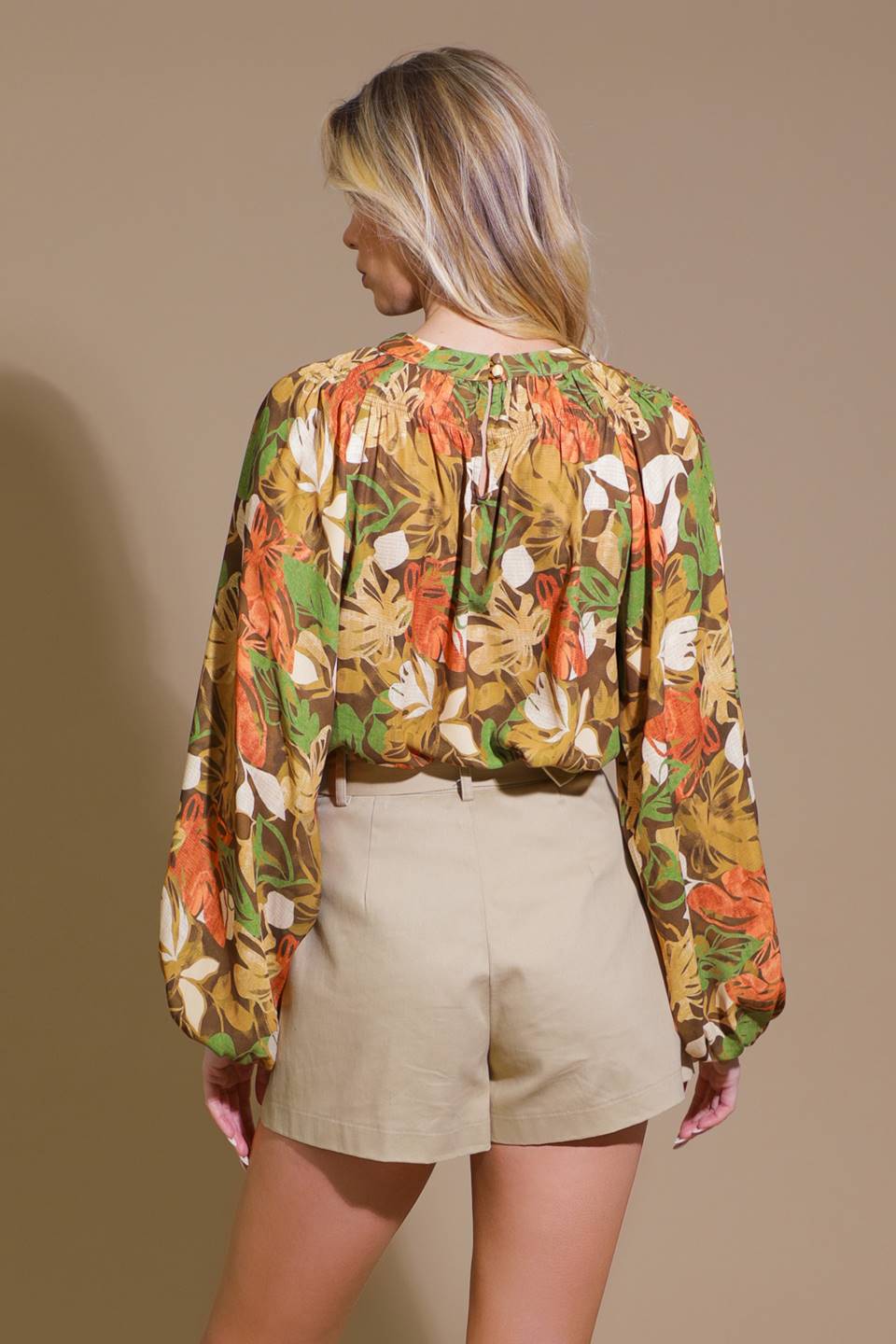 CALL IT LOVE WOVEN TOP DAME BOHEME