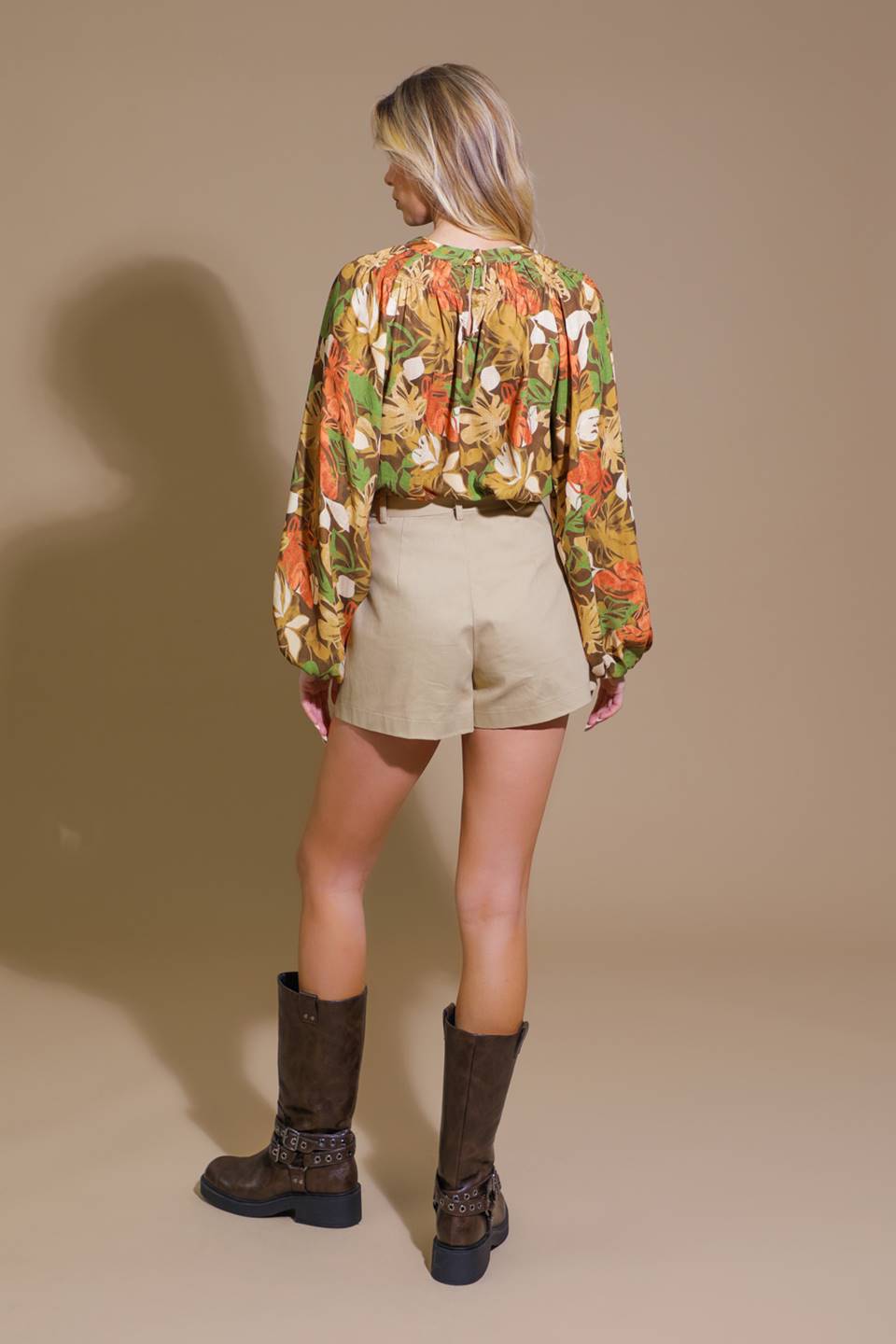 CALL IT LOVE WOVEN TOP DAME BOHEME