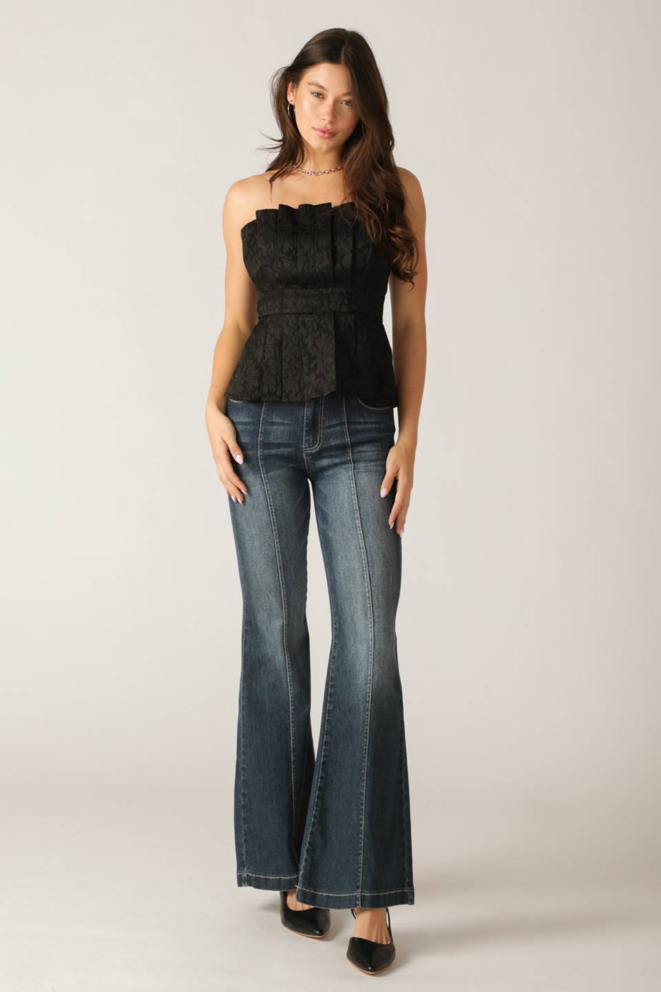 ELEGANT ESSENCE WOVEN TOP DAME BOHEME