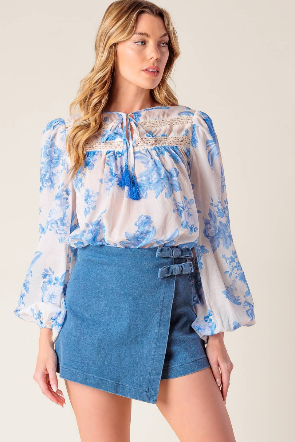 LAGOON DAYDREAMS WOVEN TOP DAME BOHEME