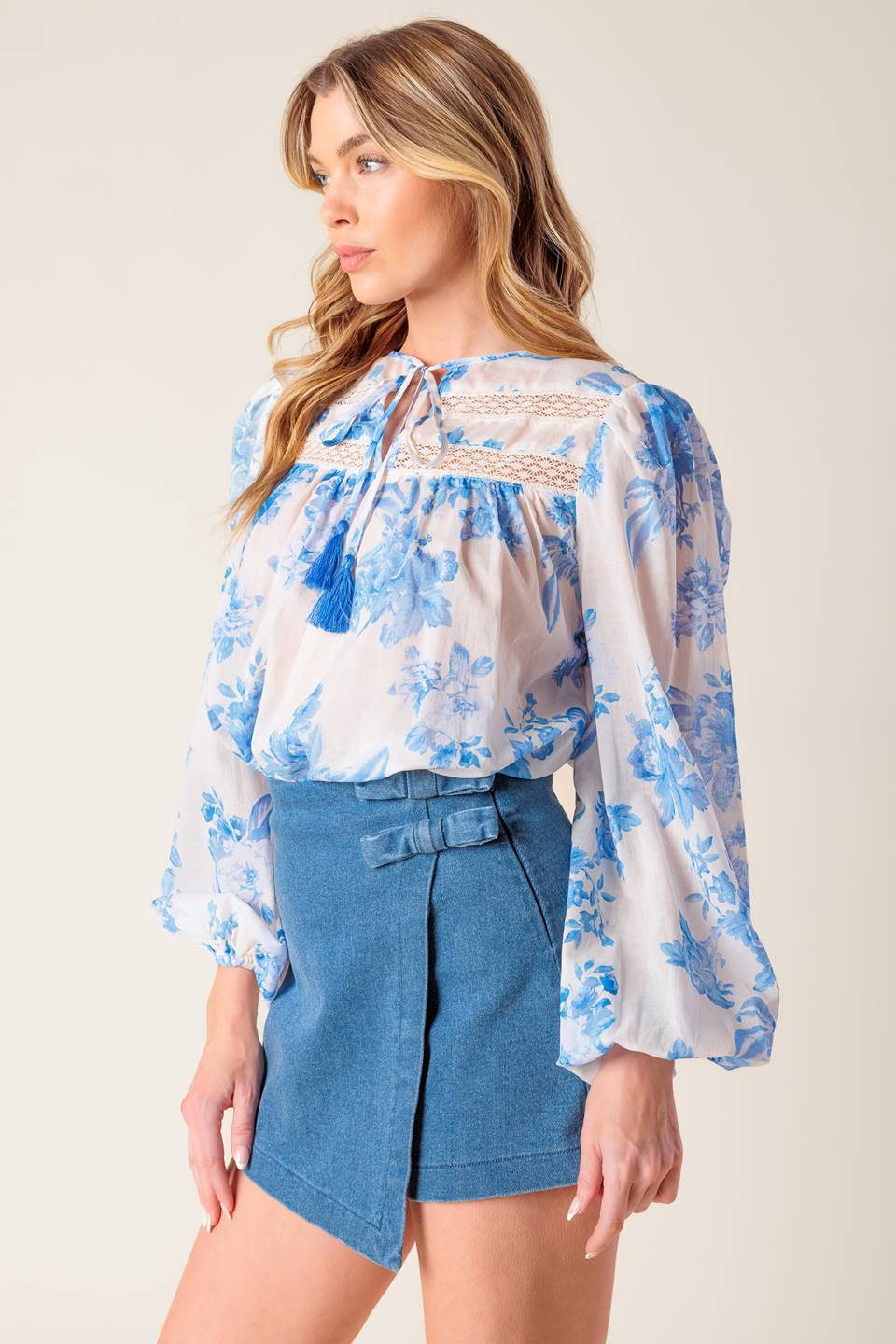 LAGOON DAYDREAMS WOVEN TOP DAME BOHEME