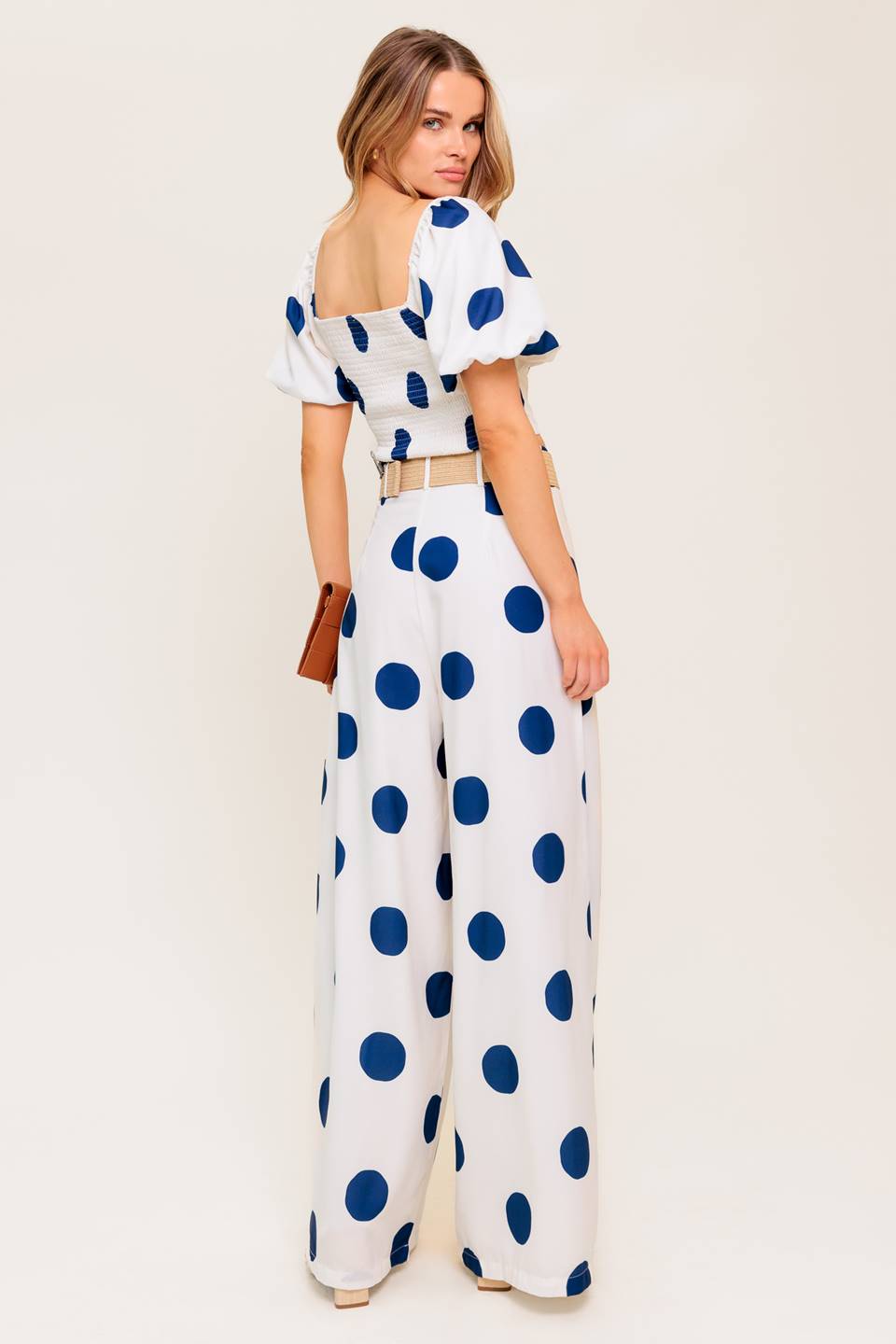 COCONUT KISS NAVY TOP AND PANT SET DAME BOHEME