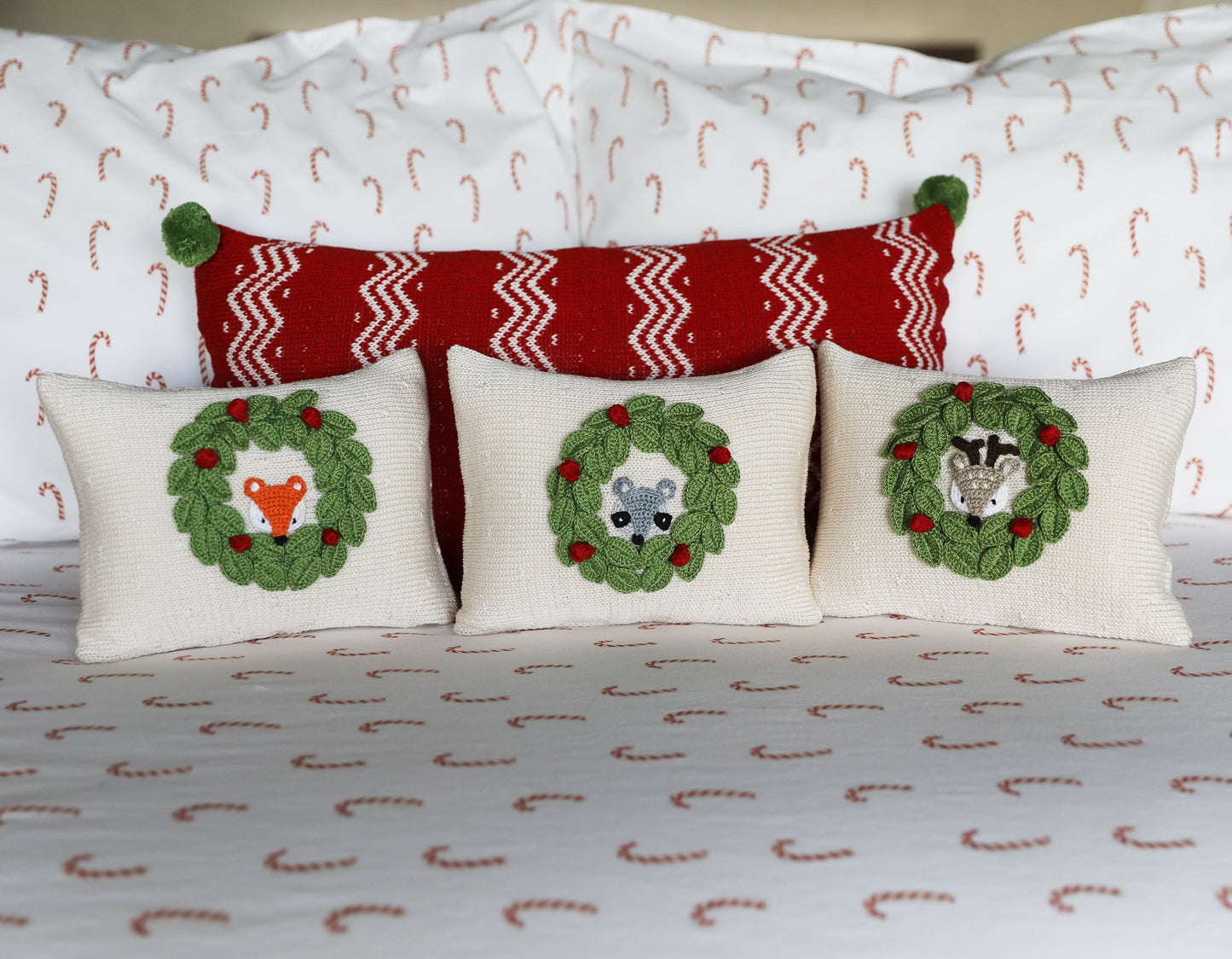 Peekaboo Fox Mini Pillow DAME BOHEME